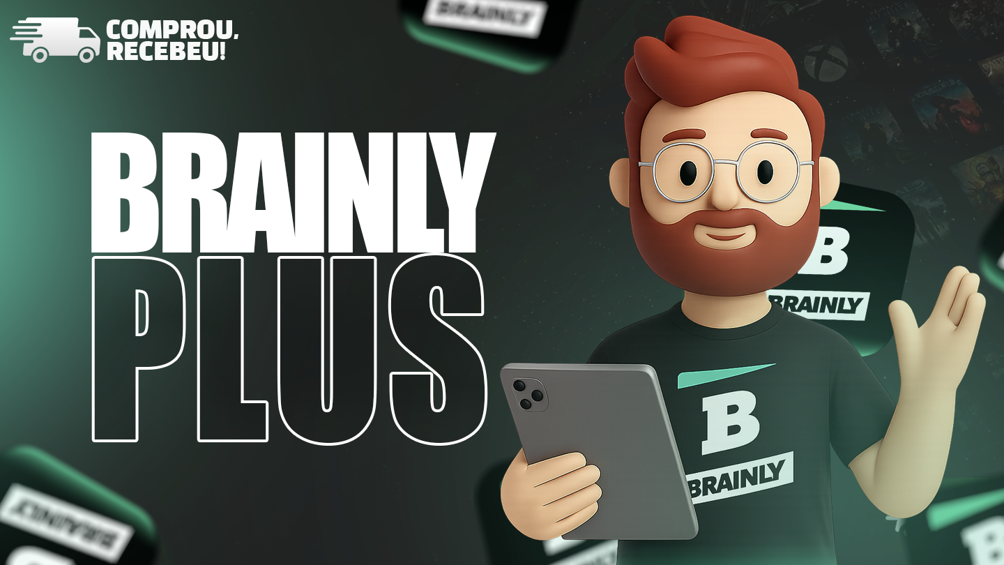 BRAINLY PLUS - PLANO MENSAL 30 DIAS - ACESSO COMPARTILHADO