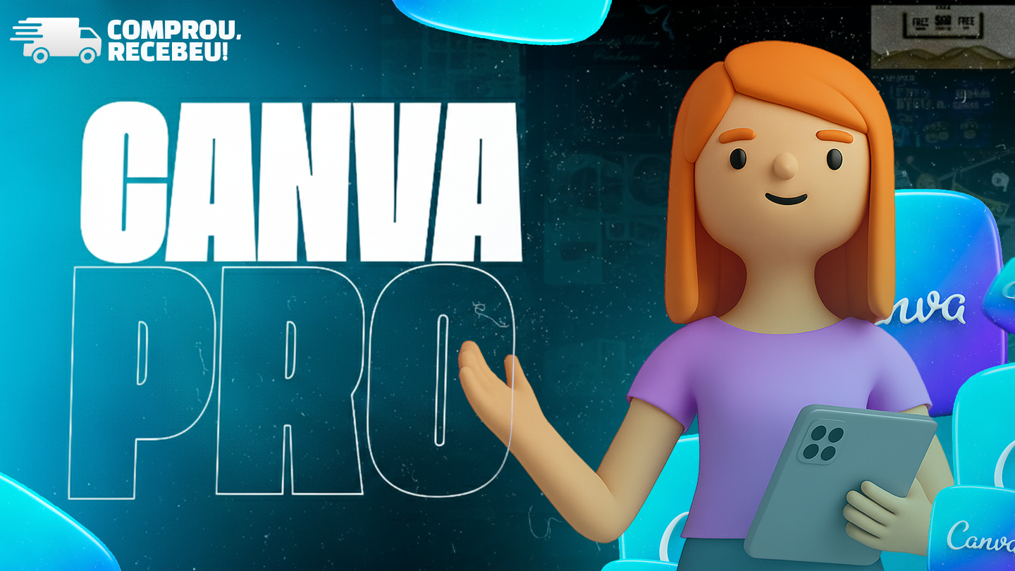 CANVA PRO - LINK DE CONVITE - PLANO MENSAL 30 DIAS